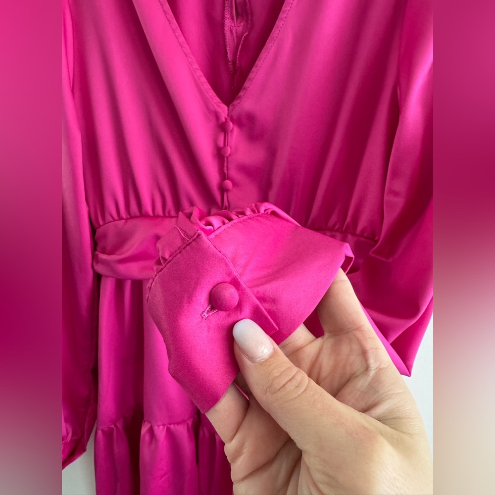 SHEIN Hot Pink Dress - Picture 3 of 7